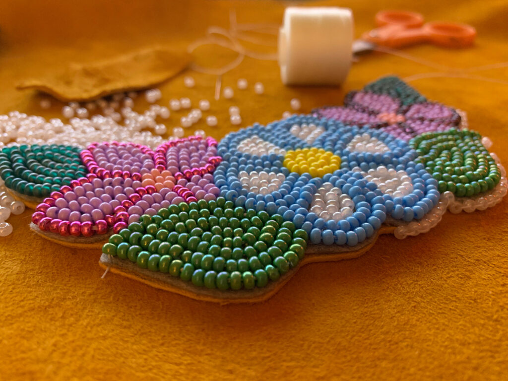 Learning to bead by Amber Boyd